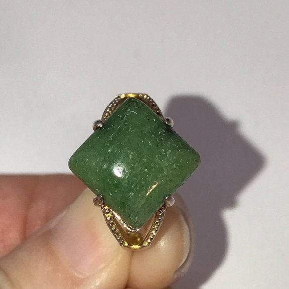 Natural Ruby Zoisite Ring size 6 1/2 - Picture 6 of 6